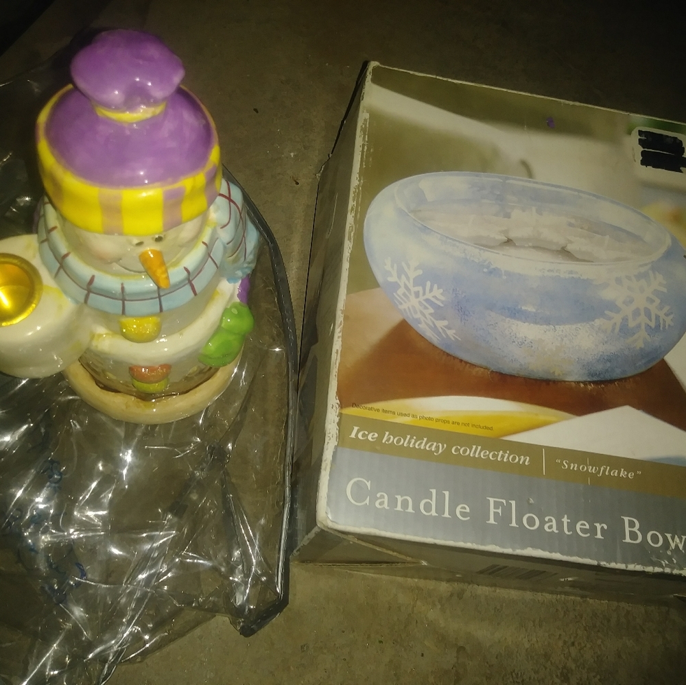 Christmas candle holders